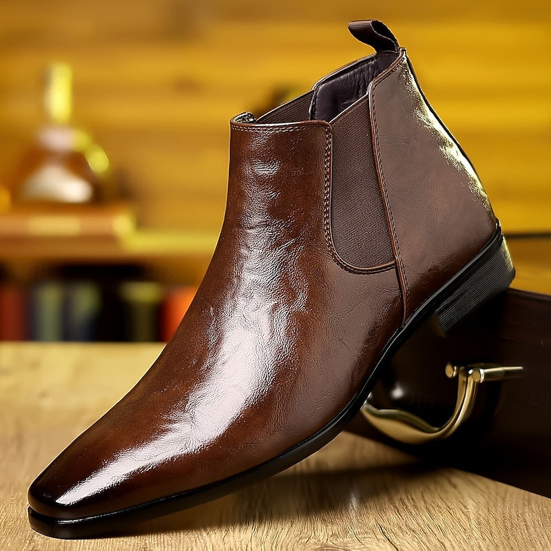 Elliot | Slip-On Chelsea Mens Boots with Elastic Sides
