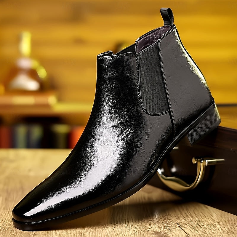 Elliot | Slip-On Chelsea Mens Boots with Elastic Sides