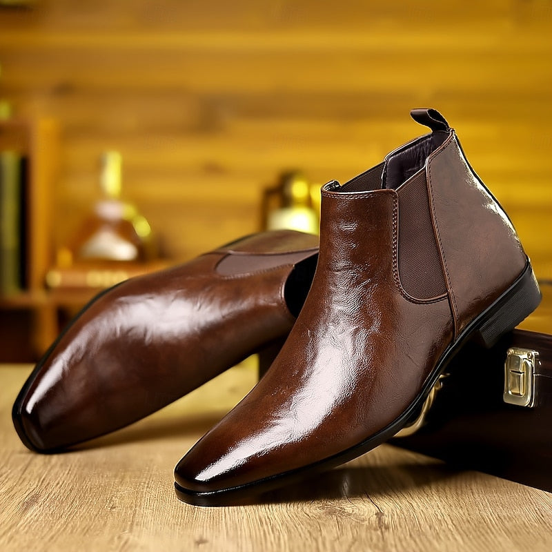 Elliot | Slip-On Chelsea Mens Boots with Elastic Sides