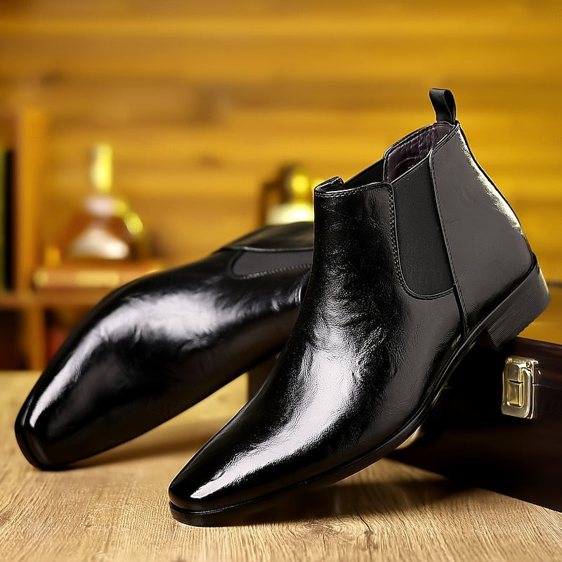 Elliot | Slip-On Chelsea Mens Boots with Elastic Sides