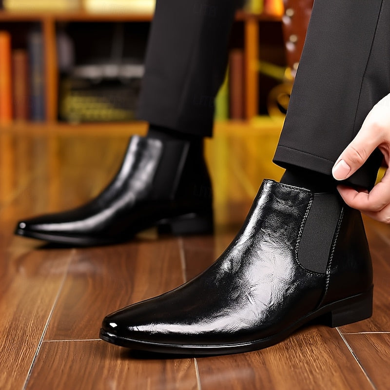 Elliot | Slip-On Chelsea Mens Boots with Elastic Sides