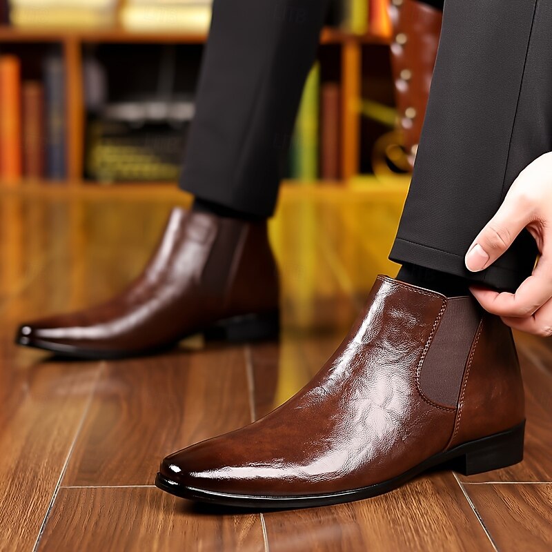 Elliot | Slip-On Chelsea Mens Boots with Elastic Sides