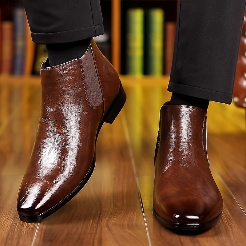 Elliot | Slip-On Chelsea Mens Boots with Elastic Sides
