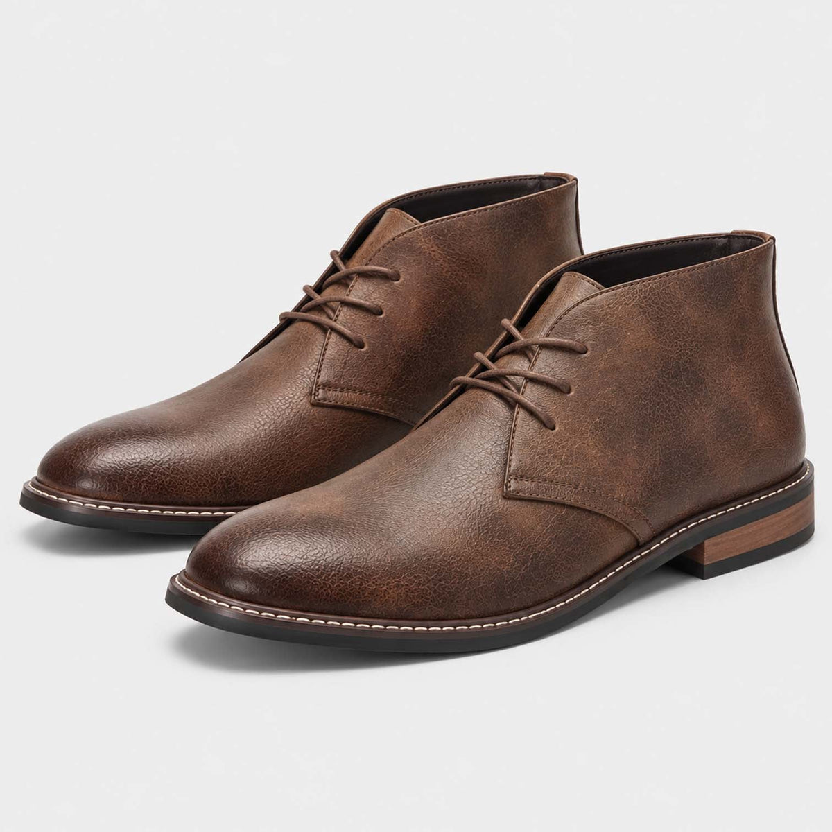 Elliot | Sophisticated Lace-Up Chukka Mens Boots