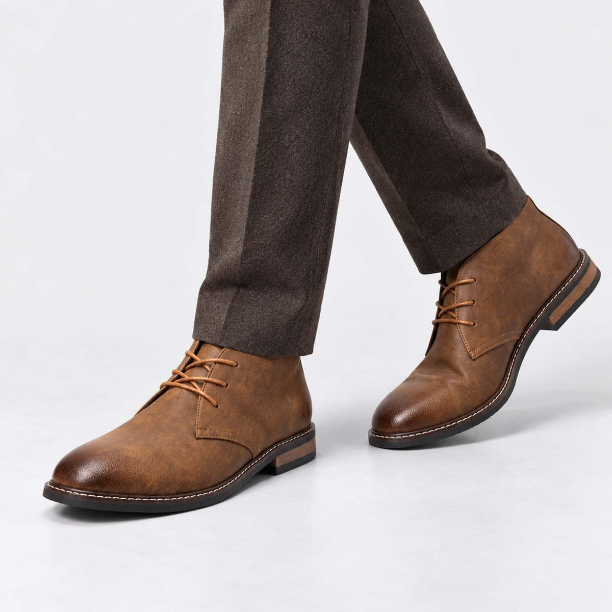 Elliot | Sophisticated Lace-Up Chukka Mens Boots