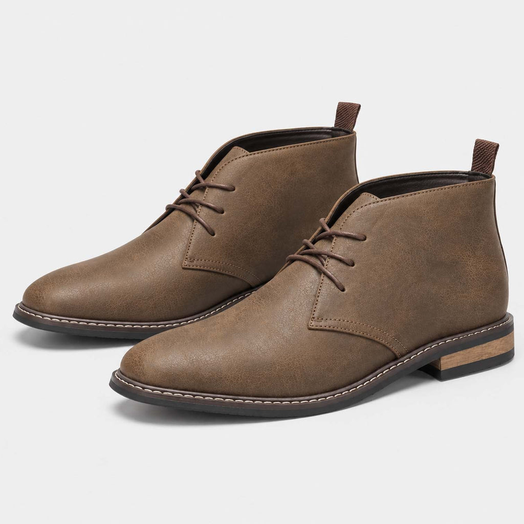 Elliot | Sophisticated Lace-Up Chukka Mens Boots