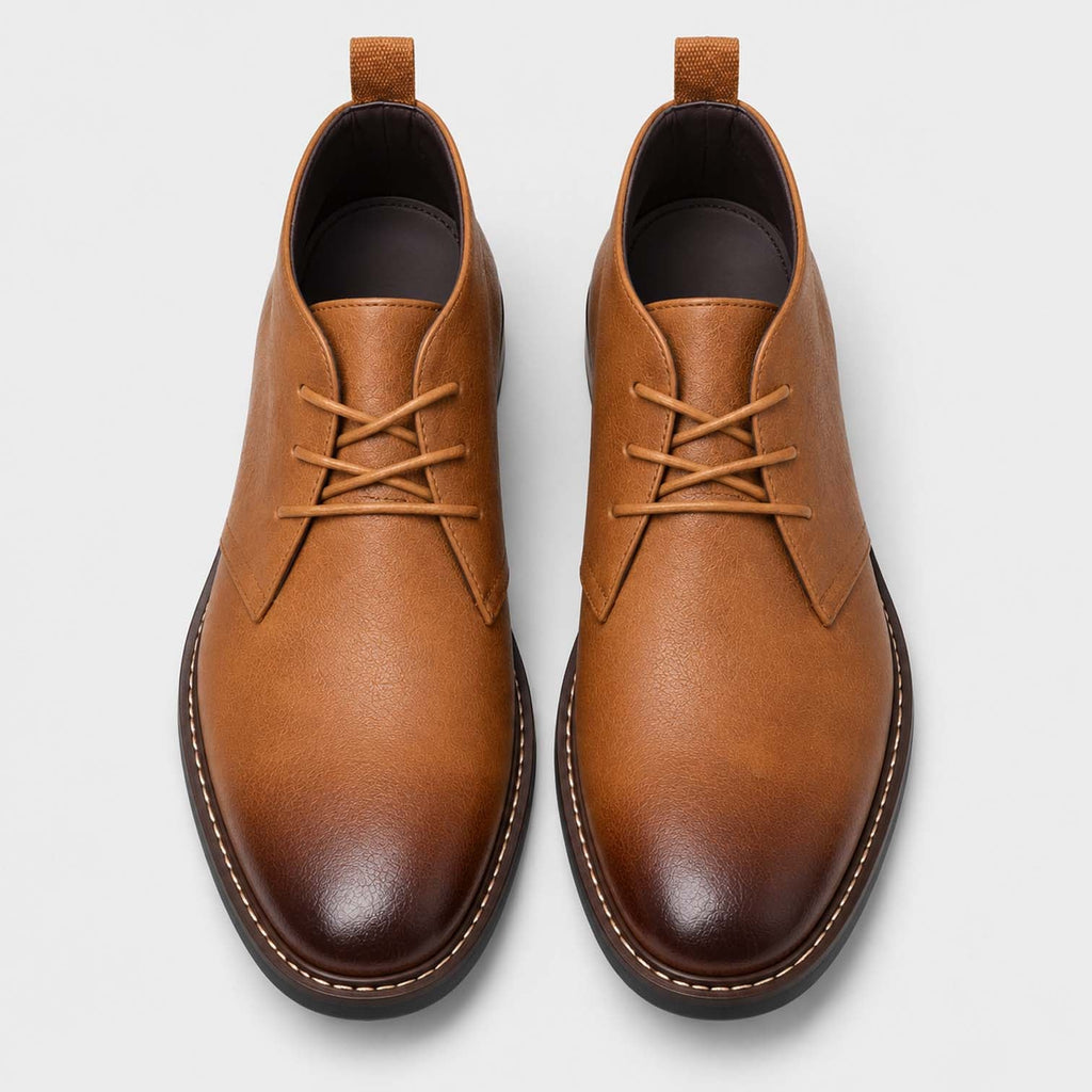 Elliot | Sophisticated Lace-Up Chukka Mens Boots