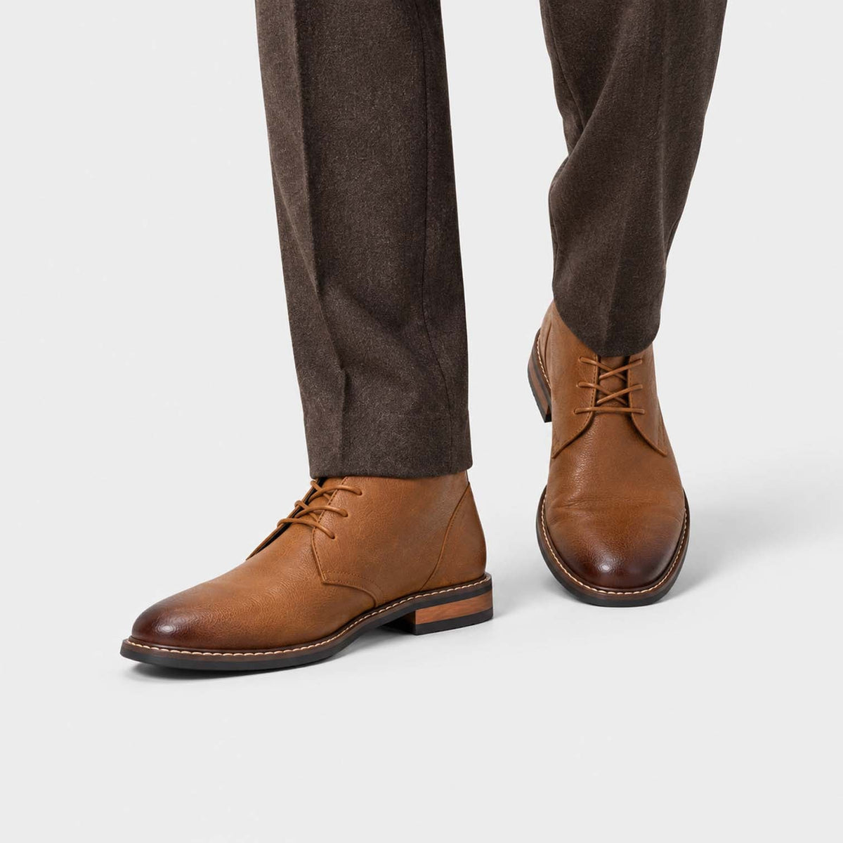 Elliot | Sophisticated Lace-Up Chukka Mens Boots