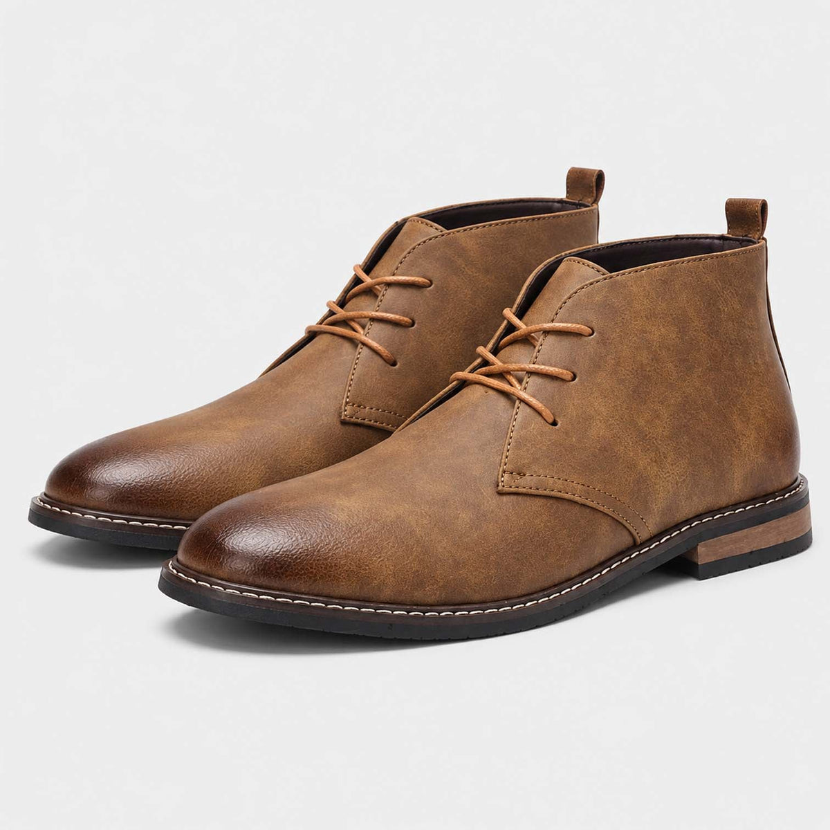 Elliot | Sophisticated Lace-Up Chukka Mens Boots