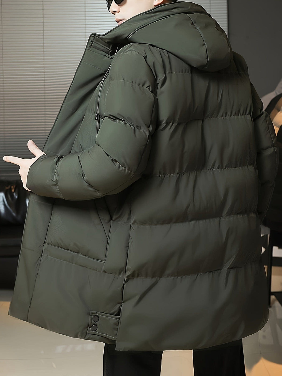 Ellis | Timeless Hooded Longline Mens Parka Jacket