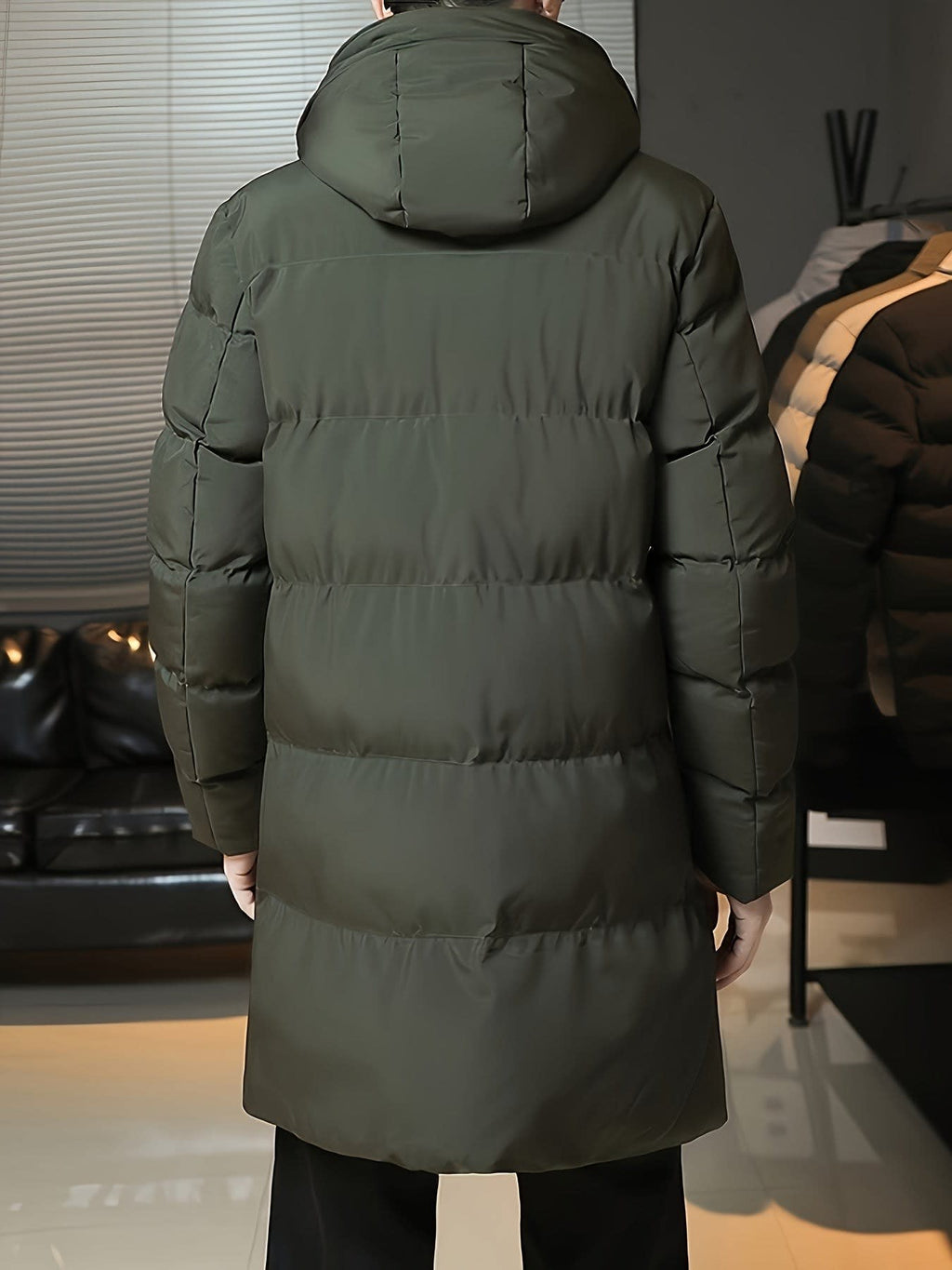 Ellis | Timeless Hooded Longline Mens Parka Jacket