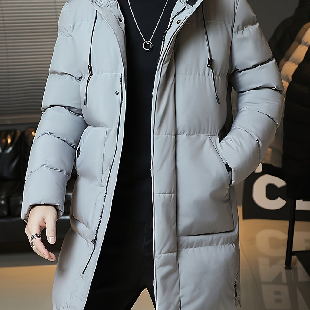 Ellis | Timeless Hooded Longline Mens Parka Jacket