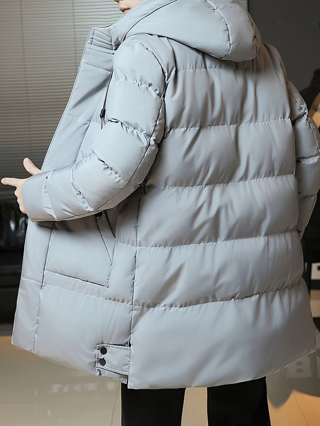 Ellis | Timeless Hooded Longline Mens Parka Jacket