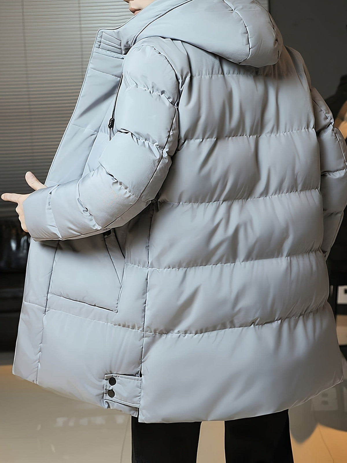 Ellis | Timeless Hooded Longline Mens Parka Jacket