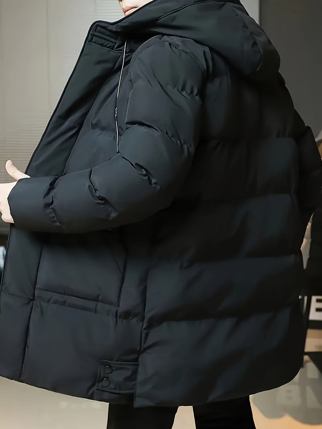 Ellis | Timeless Hooded Longline Mens Parka Jacket