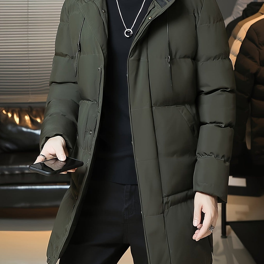 Ellis | Timeless Hooded Longline Mens Parka Jacket