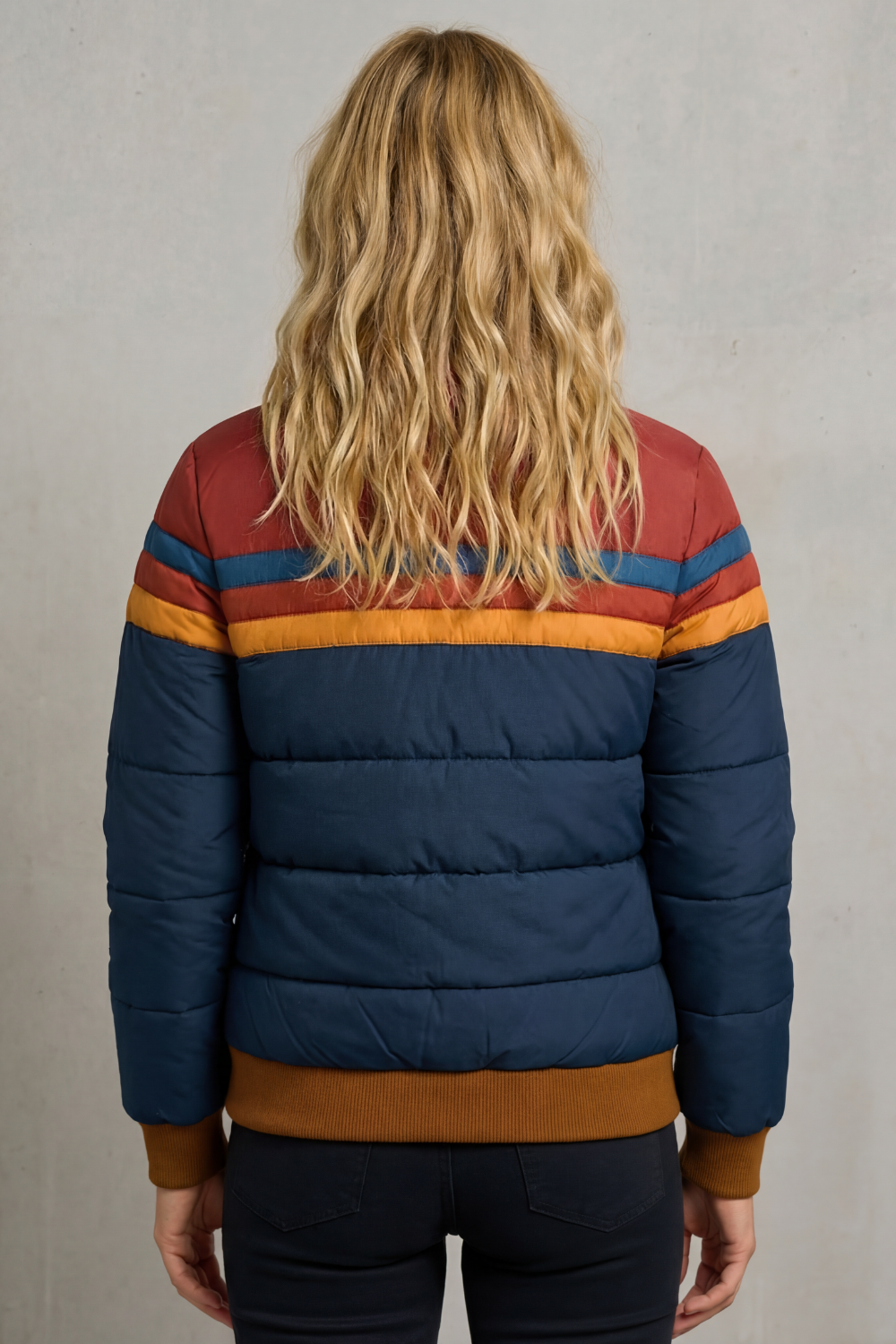 Elodie | Classic Striped Hooded Waterproof Jacket