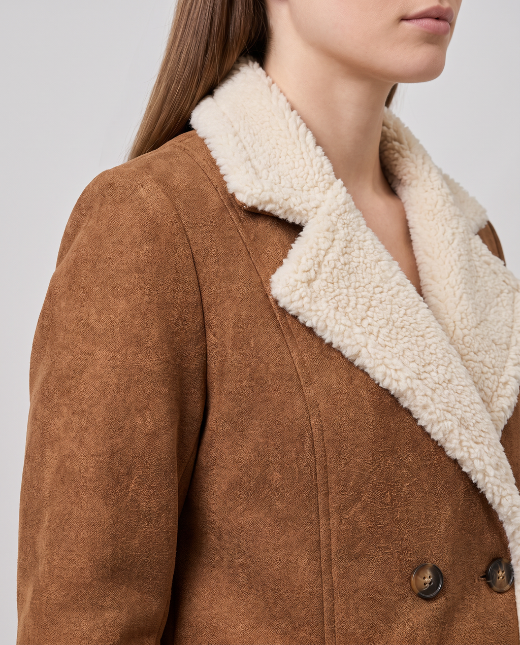 Eloise | Stylish Shearling Lined Faux Fur Coat
