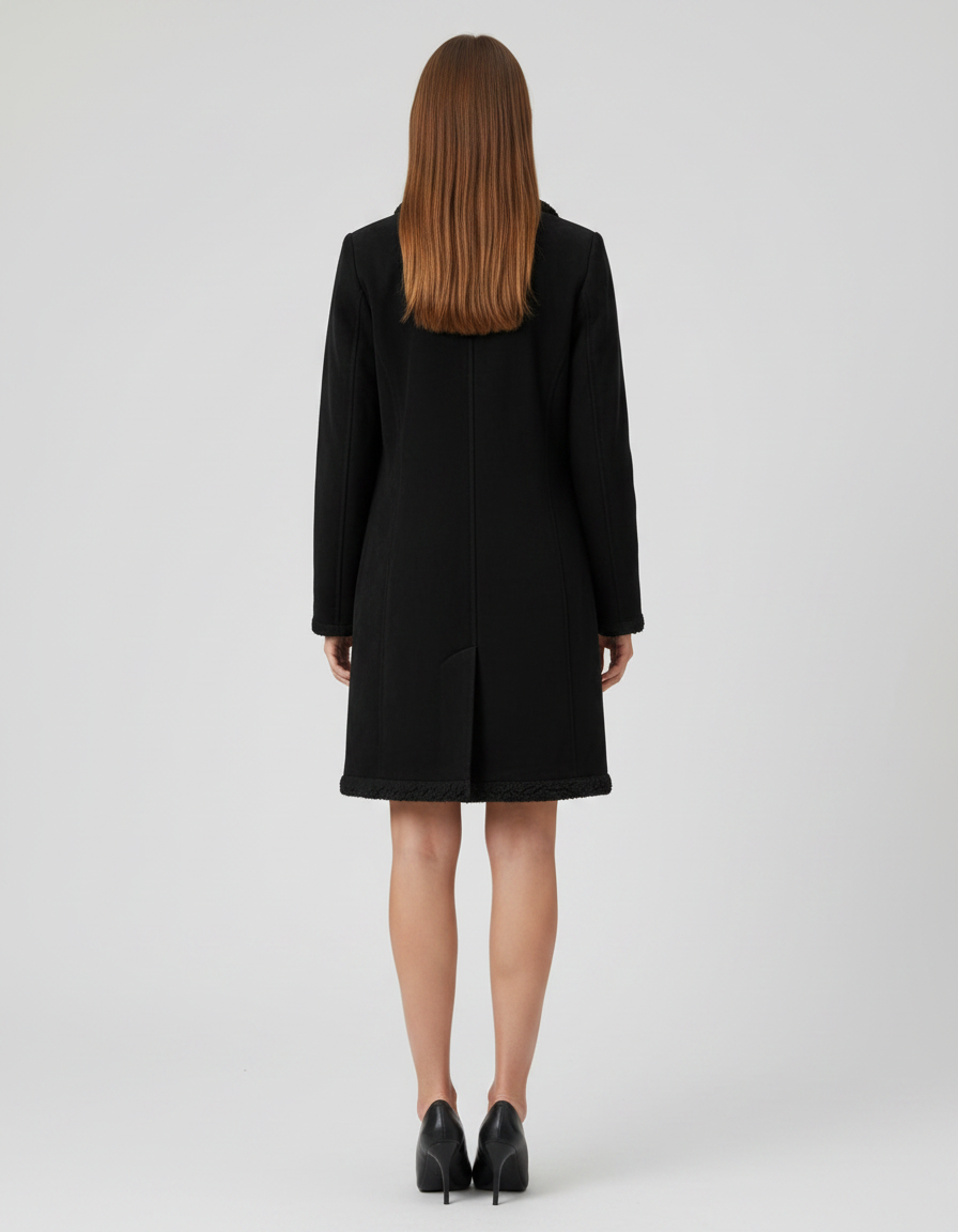 Eloise | Stylish Shearling Lined Faux Fur Coat