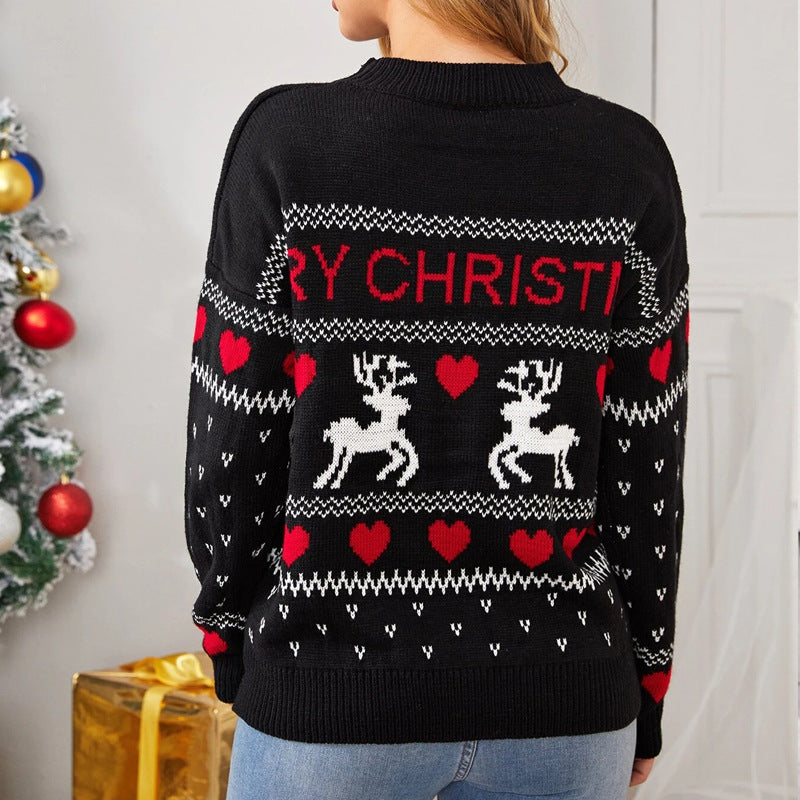 Eloise | Timeless Reindeer Fair Isle Ladies Xmas Jumpers