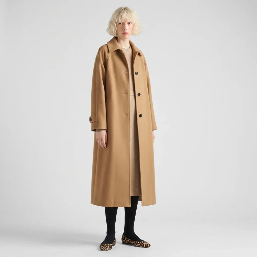 Emilia | Effortless Longline Classic Trench Coat