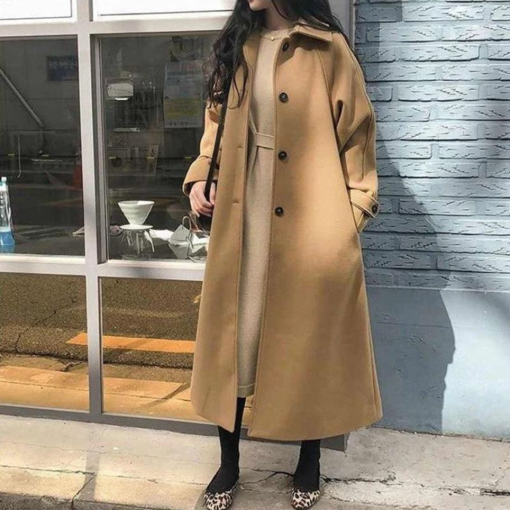 Emilia | Effortless Longline Classic Trench Coat