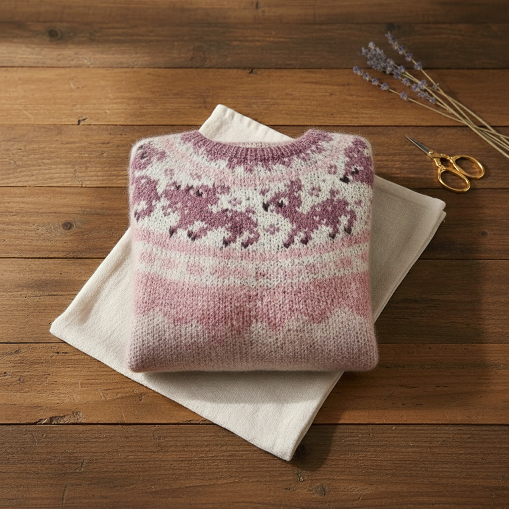 Emilia | Fair Isle Reindeer Christmas Jumper for Women