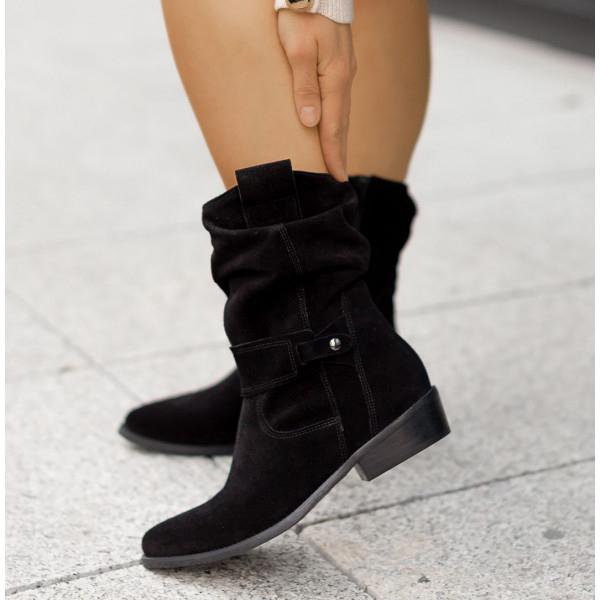 Emma | Classic Slouch Mid-Calf Womens Boots