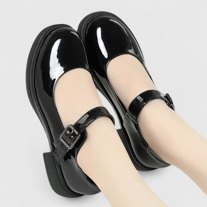 Emma | Graceful Buckle Strap Mary Jane Shoes