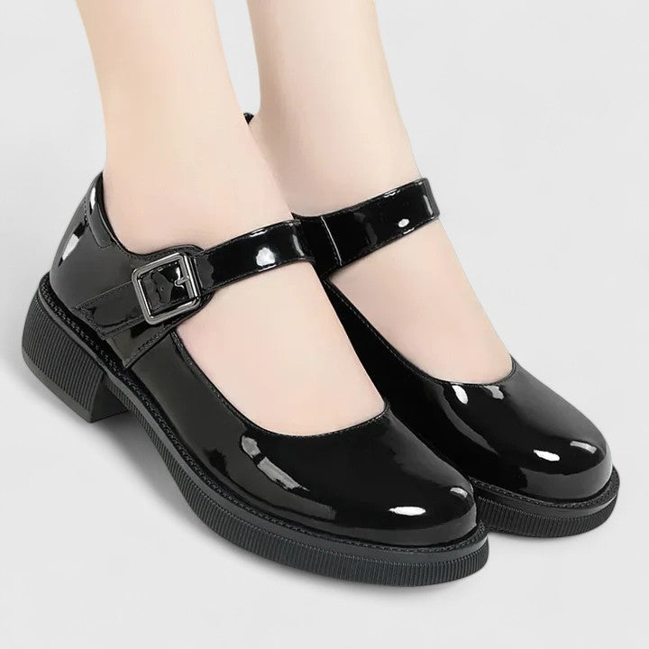 Emma | Graceful Buckle Strap Mary Jane Shoes