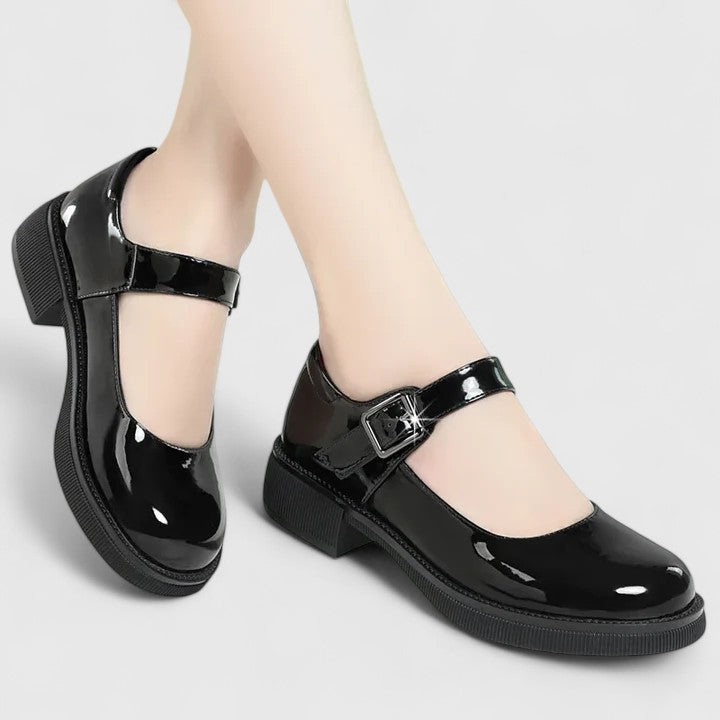 Emma | Graceful Buckle Strap Mary Jane Shoes
