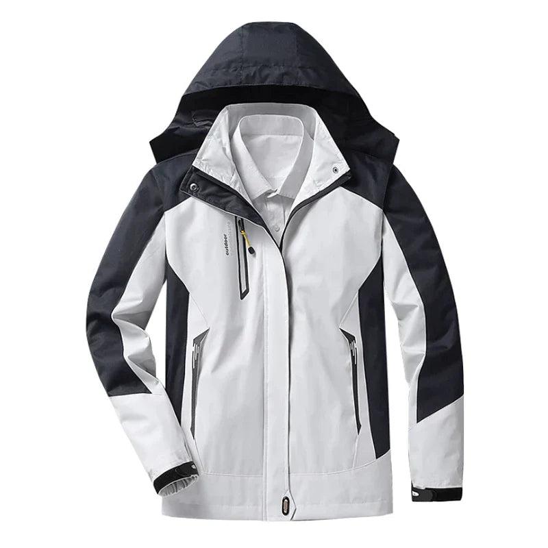 Emma | Timeless Hooded Waterproof Jacket with Colour-Block Design