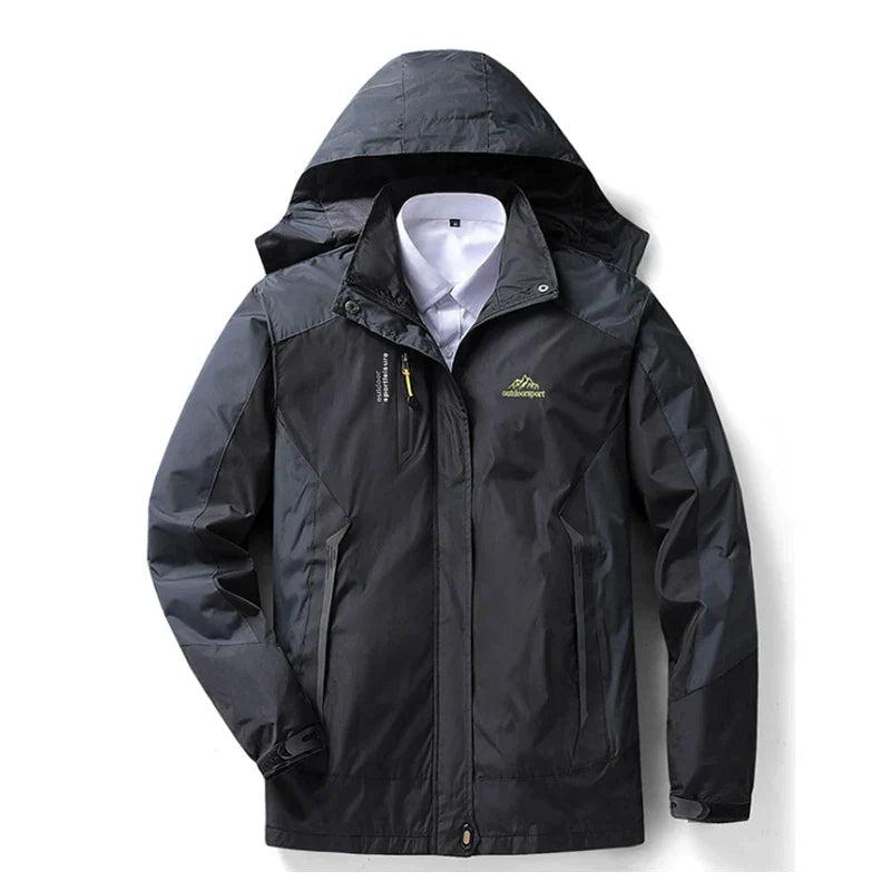 Emma | Timeless Hooded Waterproof Jacket with Colour-Block Design