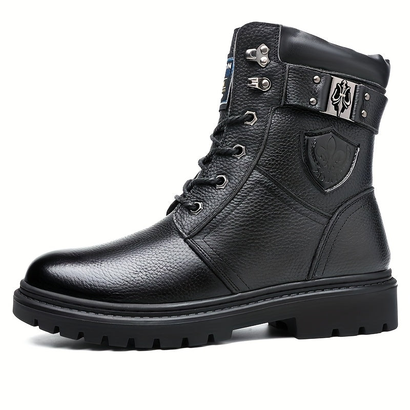 Enzo | Classic Rugged Lace-Up Mens Boots