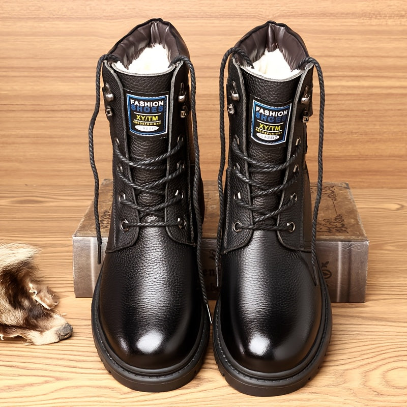 Enzo | Classic Rugged Lace-Up Mens Boots