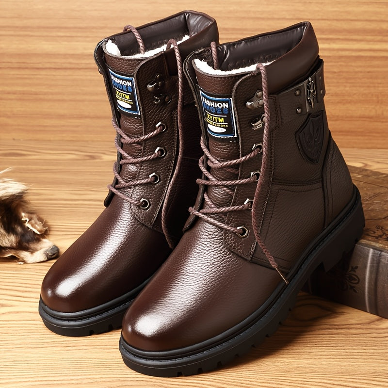 Enzo | Classic Rugged Lace-Up Mens Boots