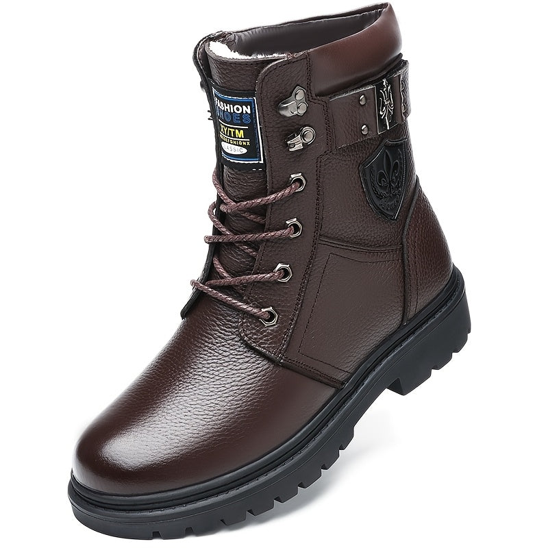 Enzo | Classic Rugged Lace-Up Mens Boots