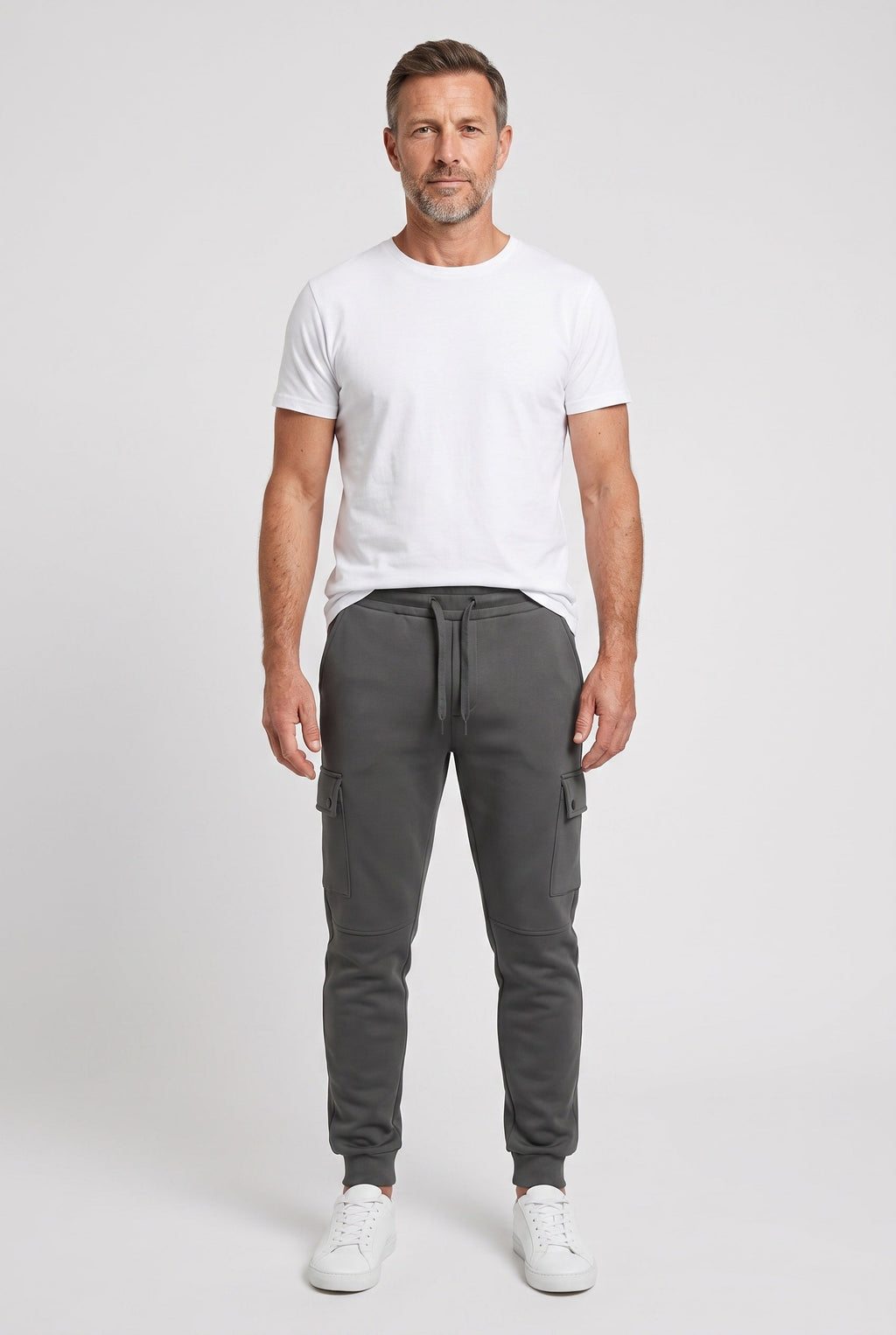 Enzo | Refined Tapered Cargo Trousers Joggers