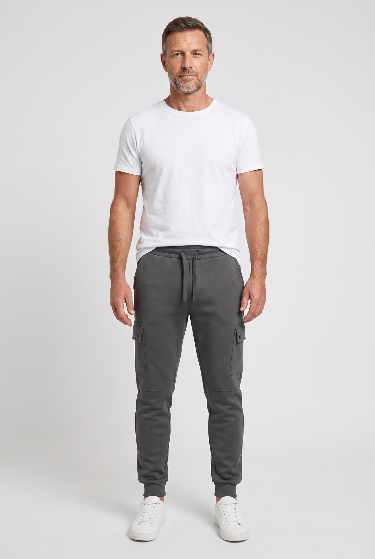 Enzo | Refined Tapered Cargo Trousers Joggers