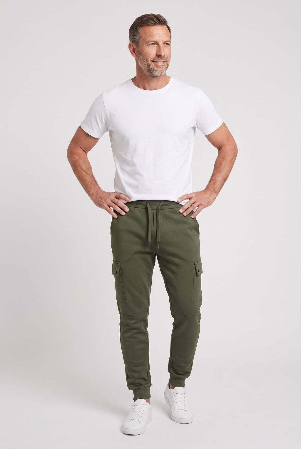 Enzo | Refined Tapered Cargo Trousers Joggers