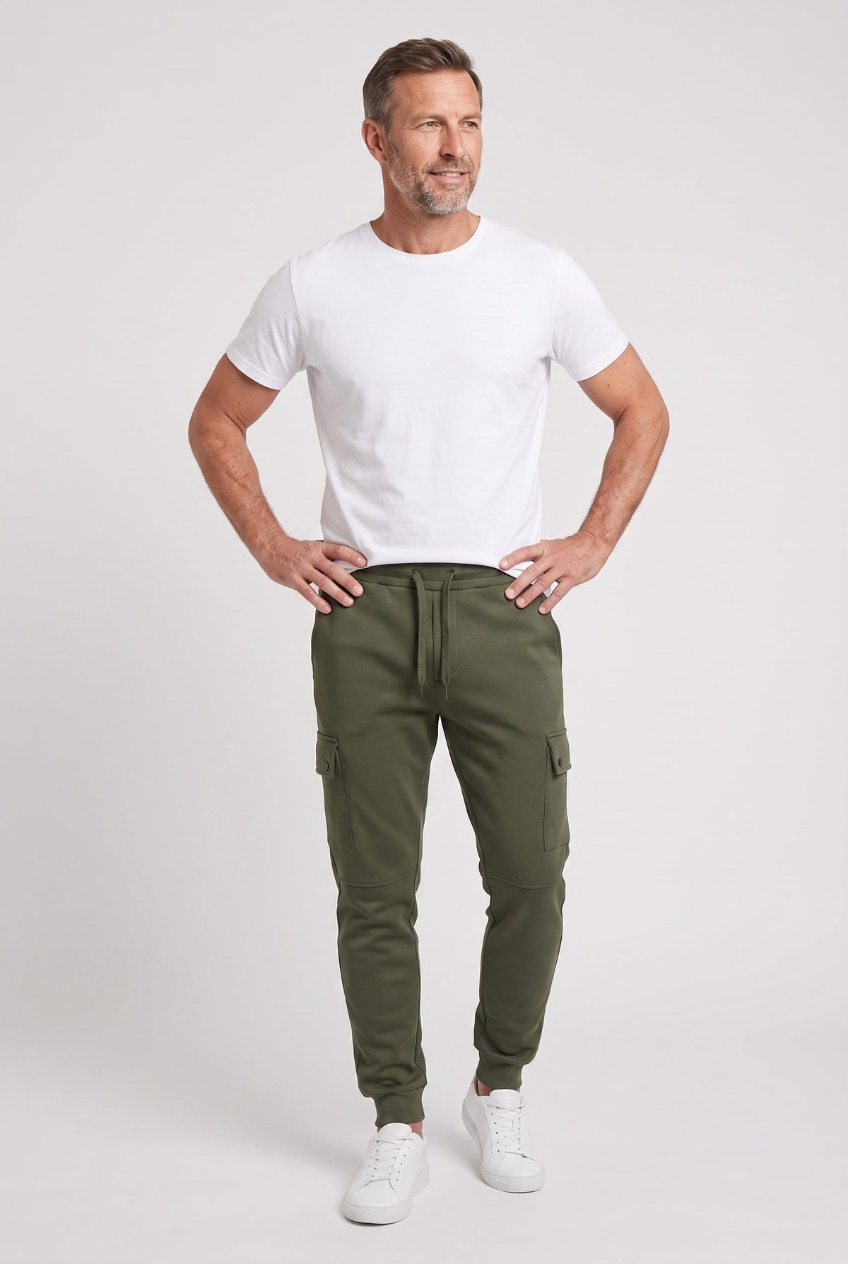Enzo | Refined Tapered Cargo Trousers Joggers