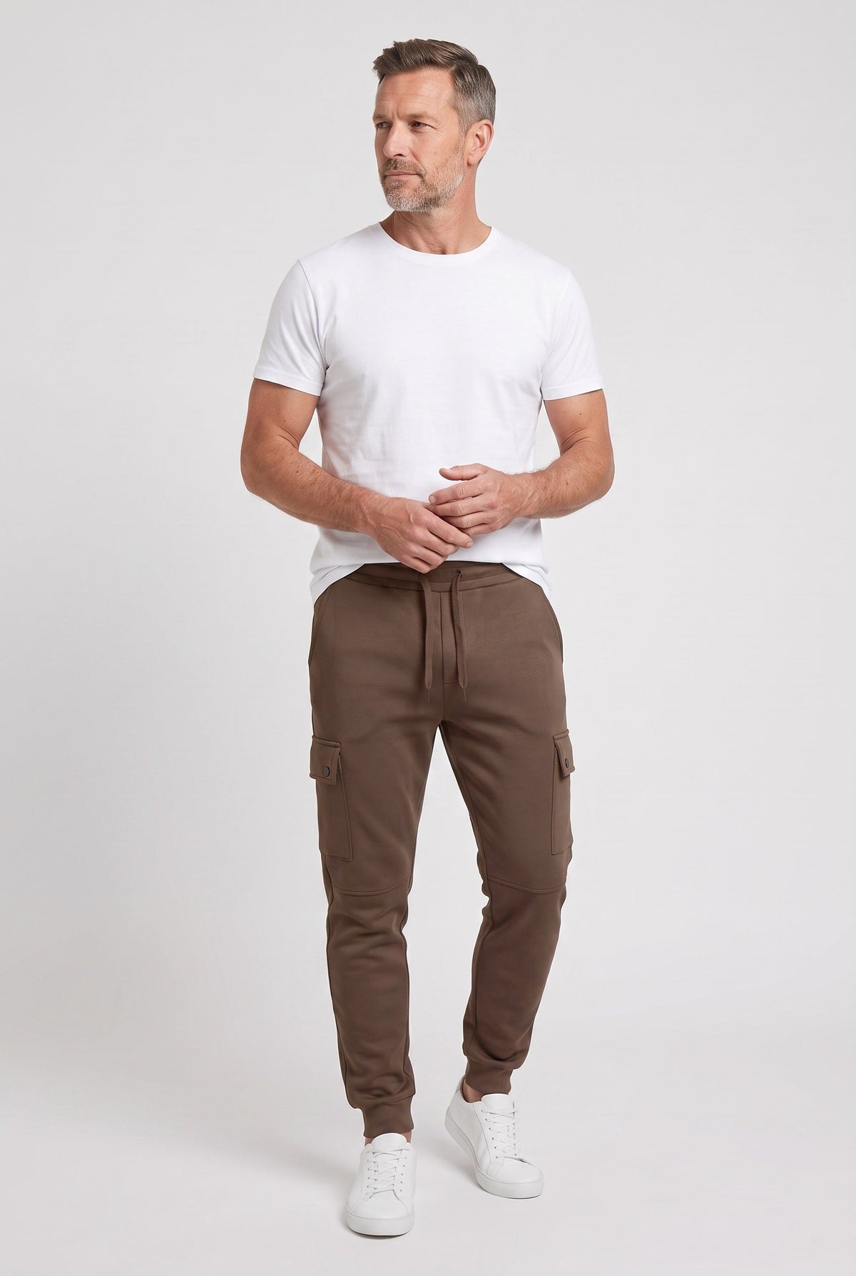 Enzo | Refined Tapered Cargo Trousers Joggers