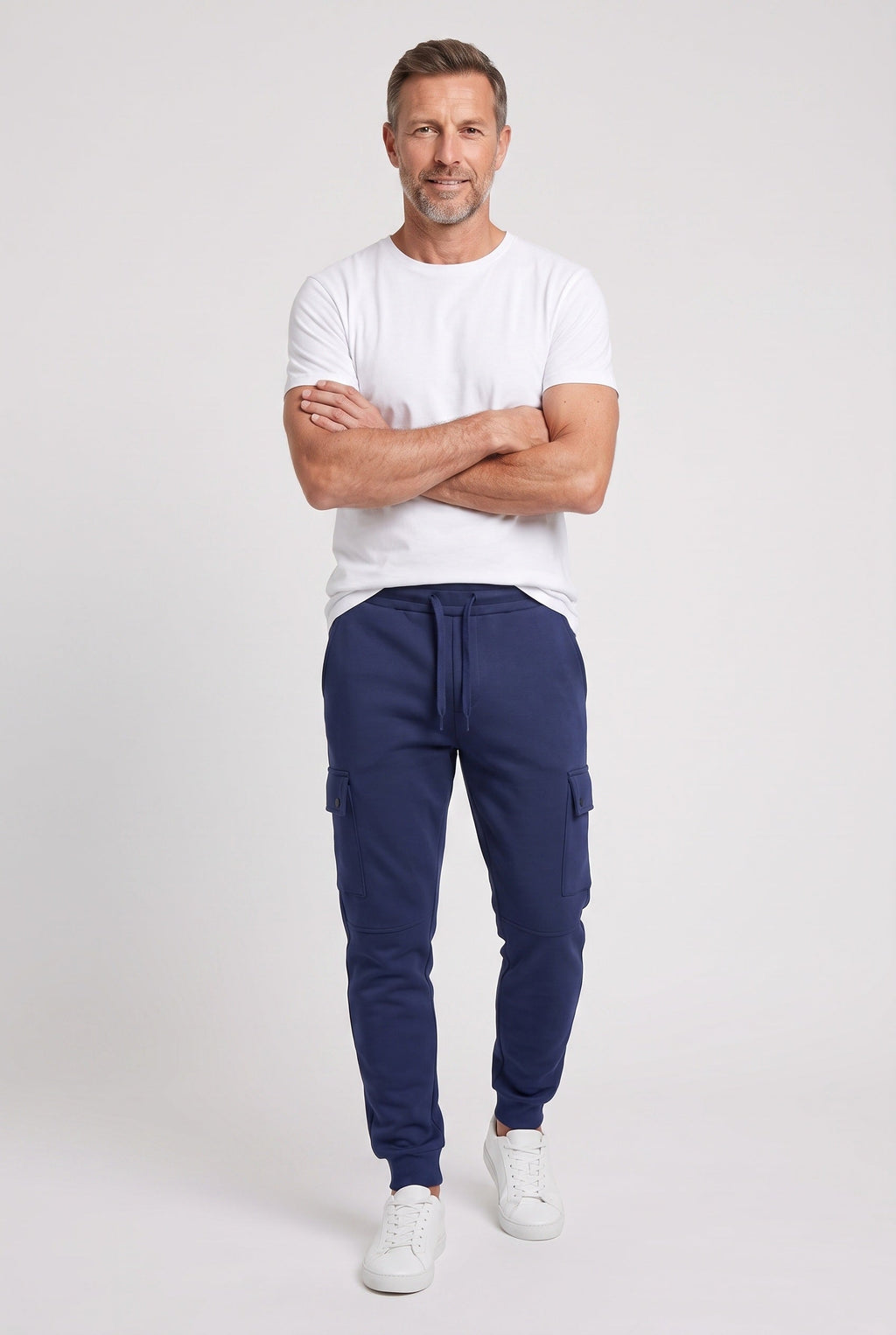 Enzo | Refined Tapered Cargo Trousers Joggers