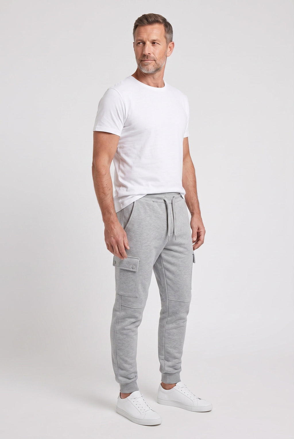 Enzo | Refined Tapered Cargo Trousers Joggers