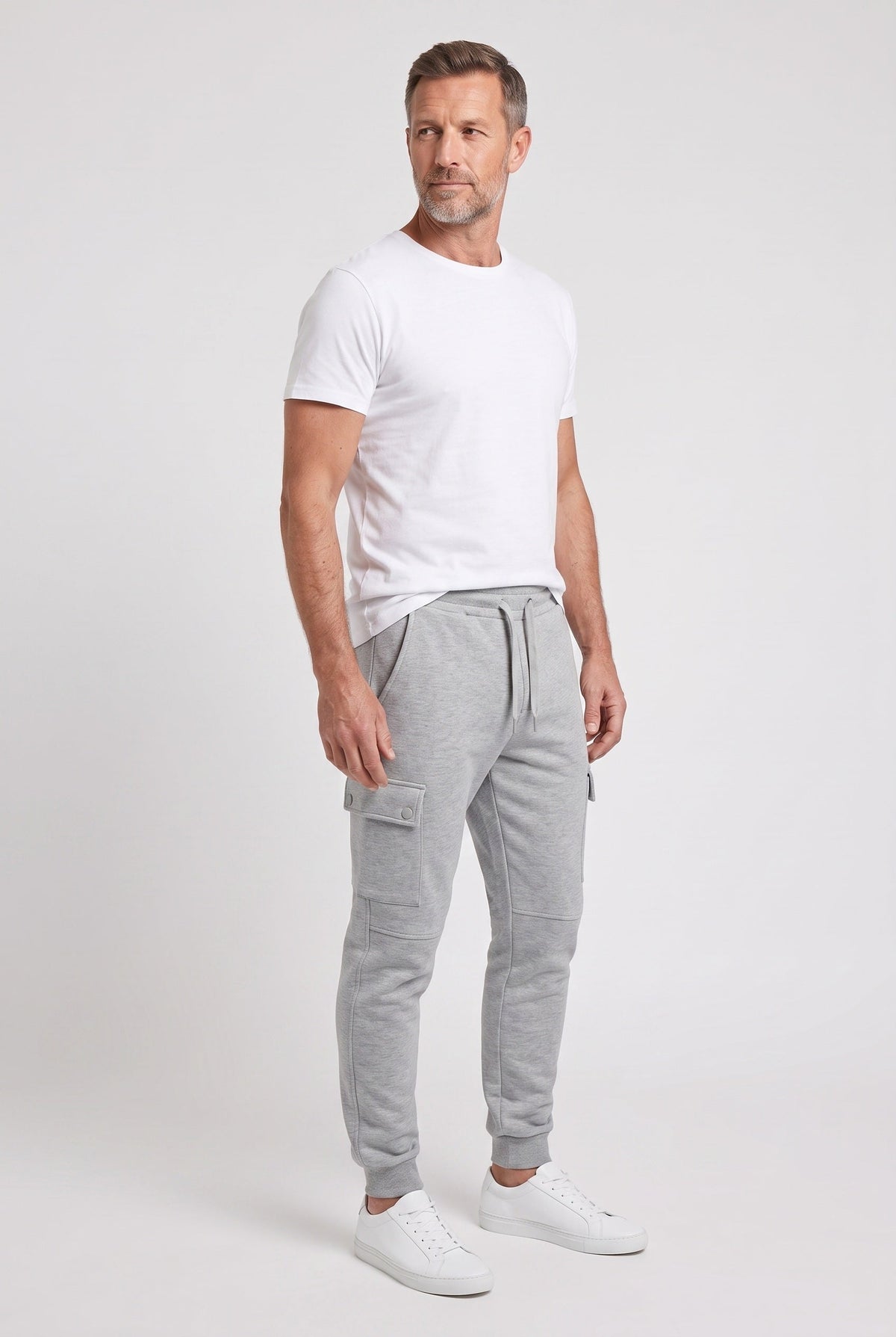 Enzo | Refined Tapered Cargo Trousers Joggers