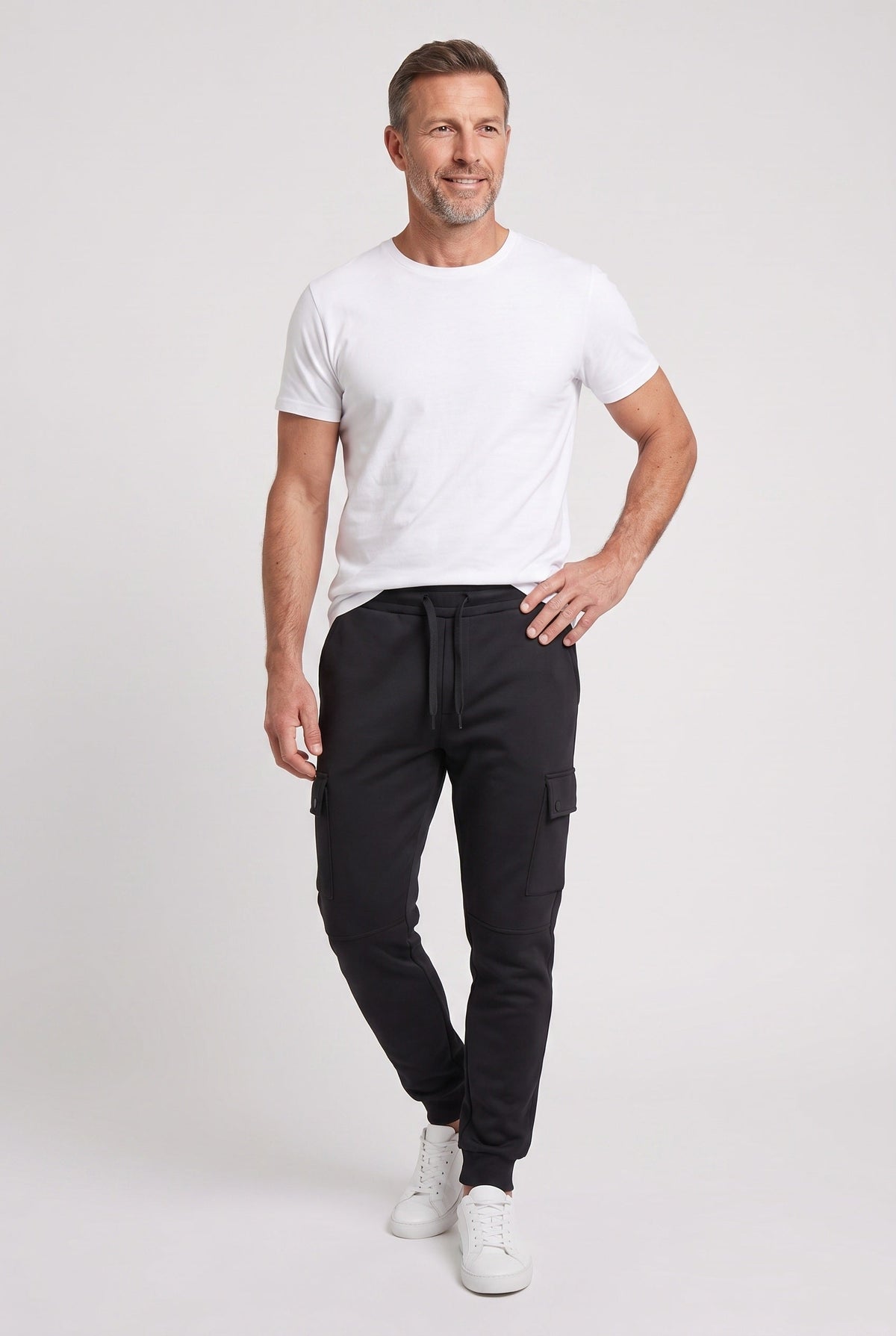 Enzo | Refined Tapered Cargo Trousers Joggers