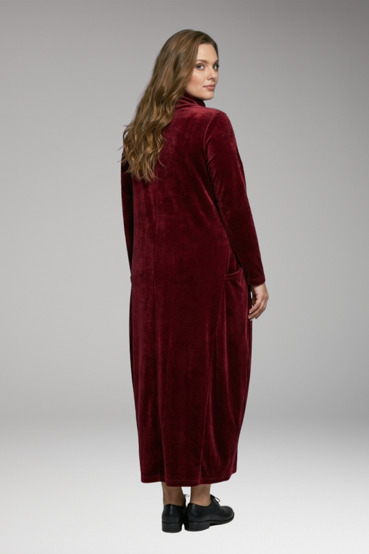 Esme | Timeless Velvet Cocoon Christmas Dress