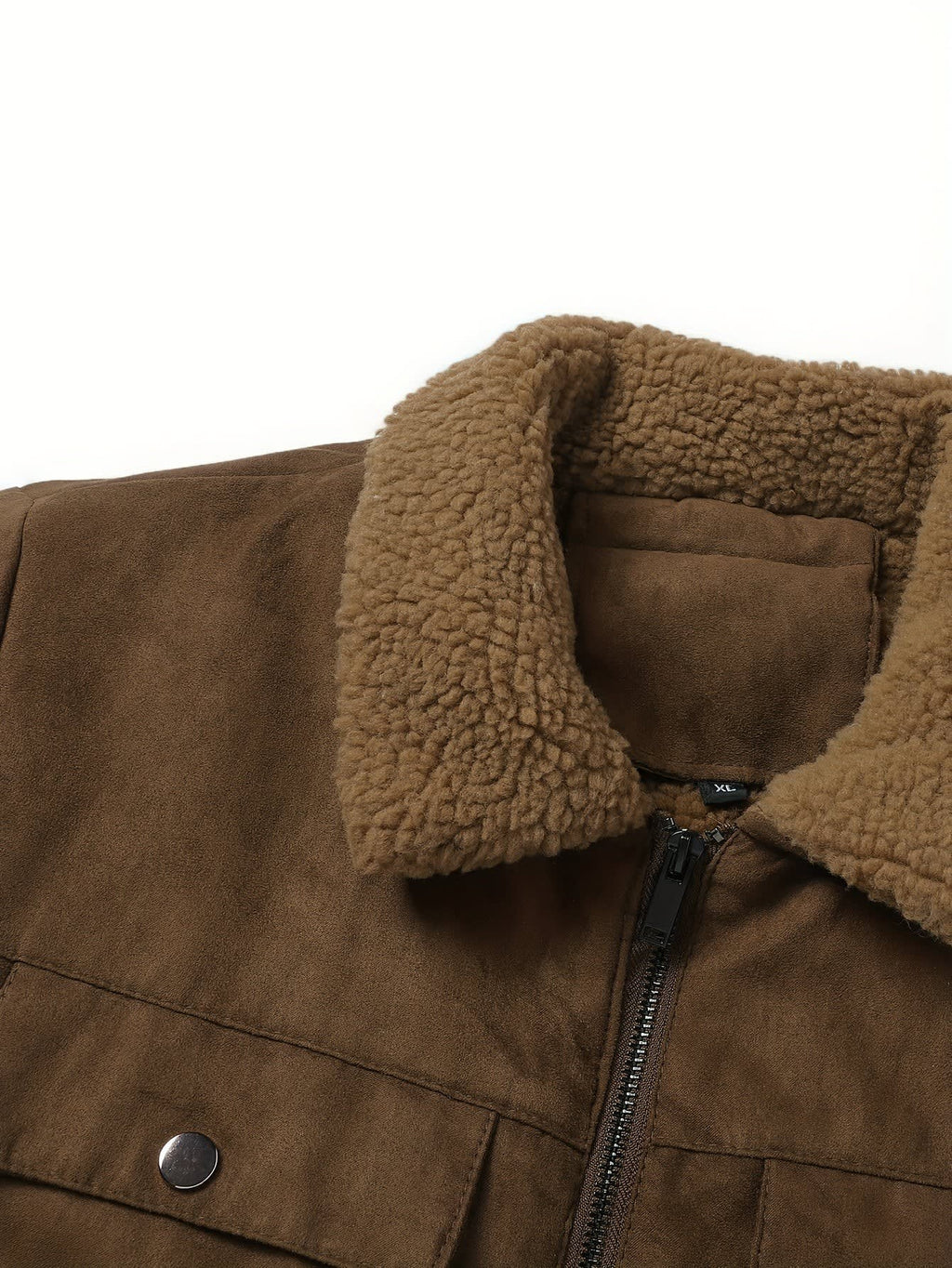 Ethan | Winter Zip Up Mens Sherpa Jacket