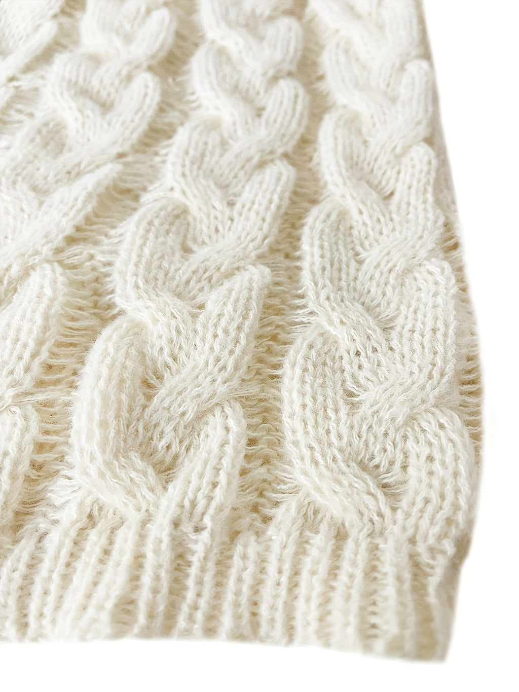 Eva | Sophisticated Cable-Knit V-Neck Christmas Jumper for Women