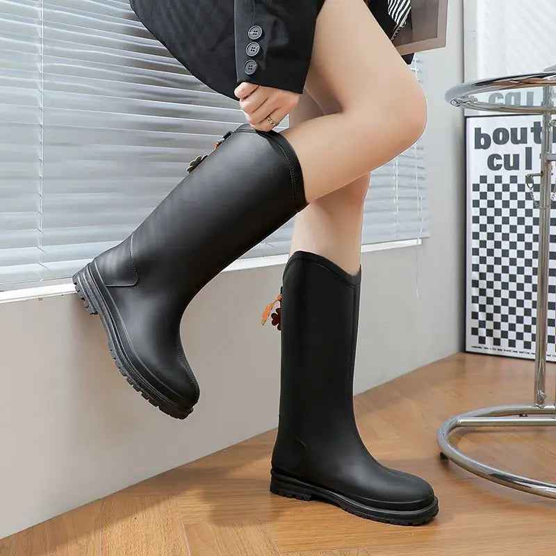 Evelyn | Chic Fleece-Lined Waterproof Boots for Winter